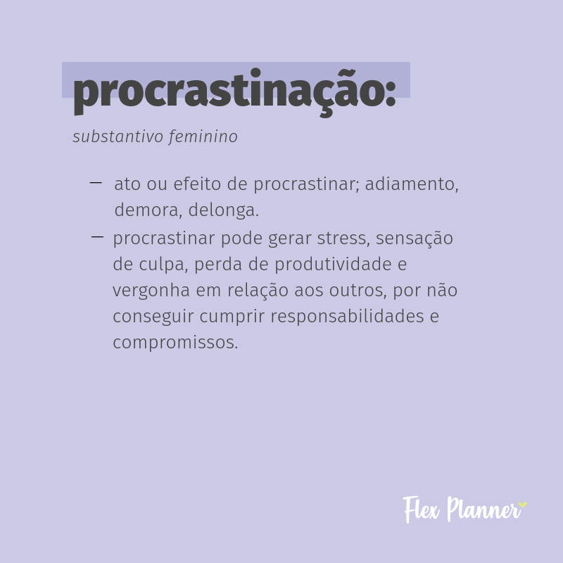 Como evitar a procrastinação